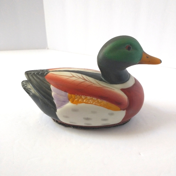 Vintage Ceramic Mallard Duck Lint Brush - Picture 2 of 8